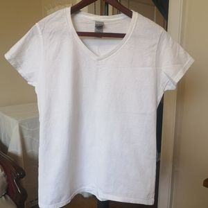 3/$20 Gildan v-neck short sleeve tee shirt